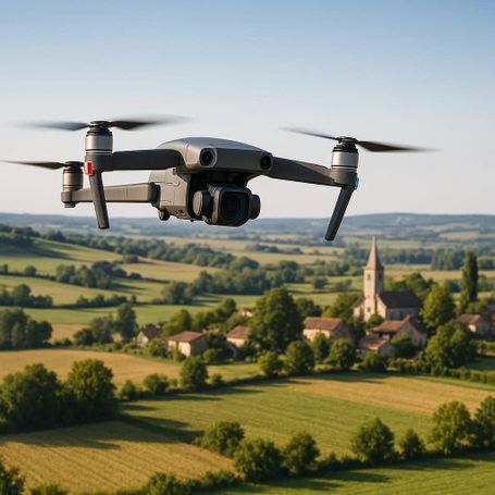 Les sécurité des drones en France (Image générée par IA)