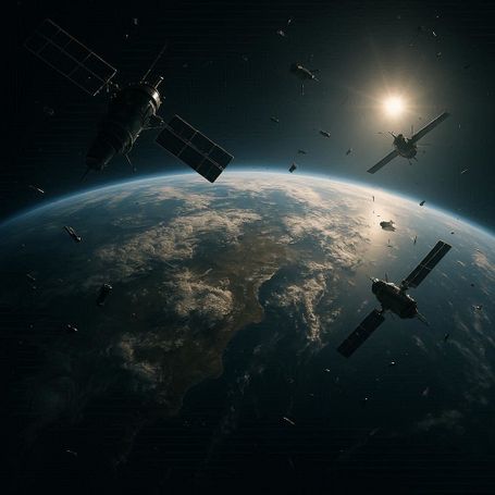La France et les conflits spatiaux (Image générée par IA)
